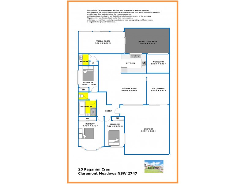 Claremont Meadows NSW 2747 Floorplan