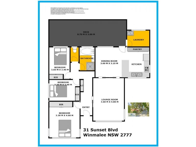 31 Sunset Boulevard, Winmalee NSW 2777 Floorplan