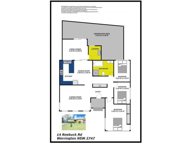14 Roebuck Road, Werrington NSW 2747 Floorplan
