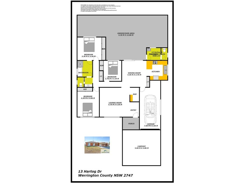 13 Hartog Drive, Werrington County NSW 2747 Floorplan