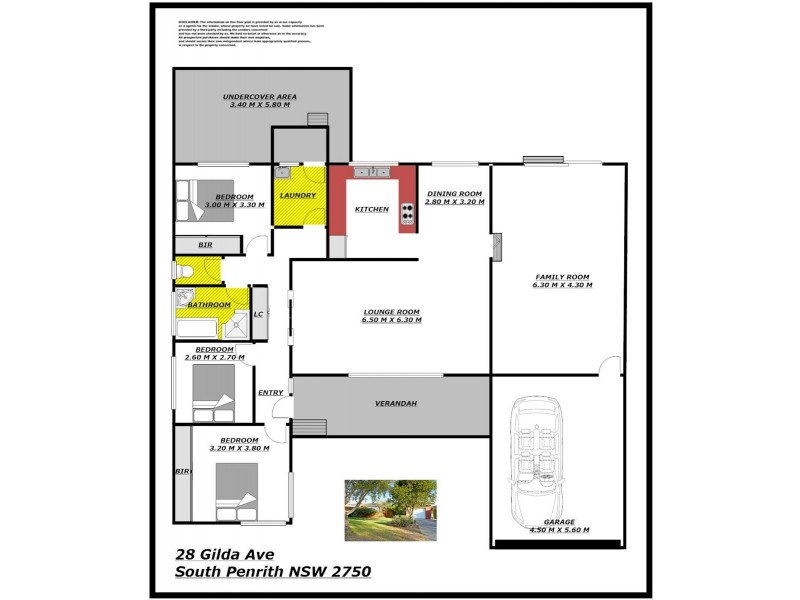 28 Gilda Avenue, South Penrith NSW 2750 Floorplan