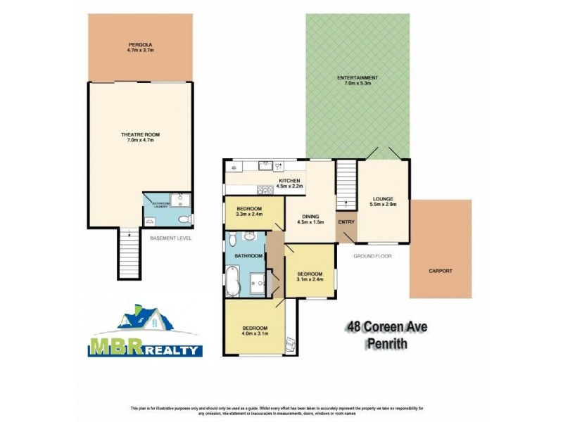 48 Coreen Avenue, Penrith NSW 2750 Floorplan