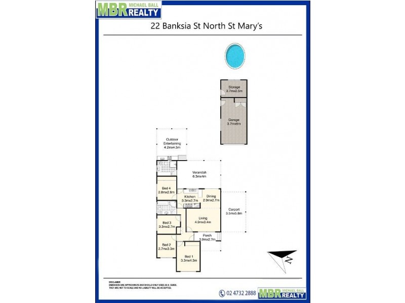 North St Marys NSW 2760 Floorplan