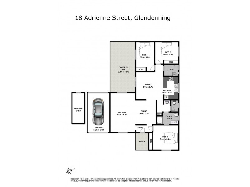 18 Adrienne Street, Glendenning NSW 2761 Floorplan