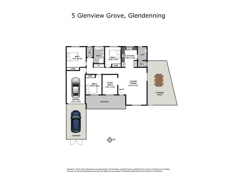 5 Glenview Grove, Glendenning NSW 2761 Floorplan