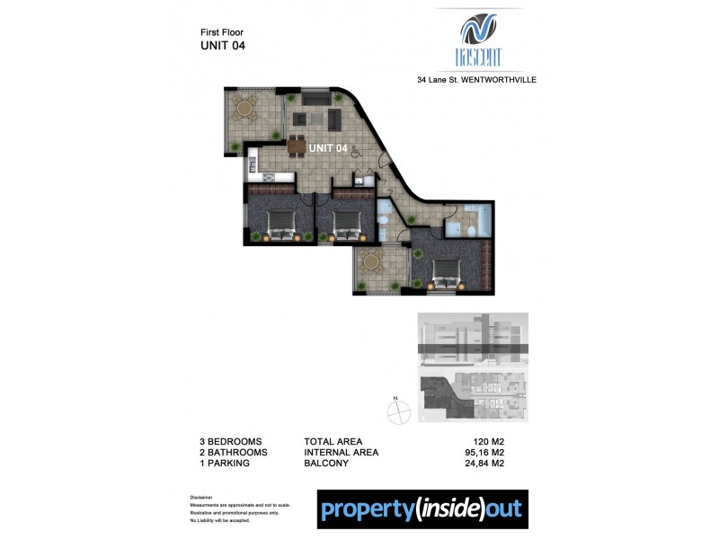 5/34 Lane Street, Wentworthville NSW 2145 Floorplan