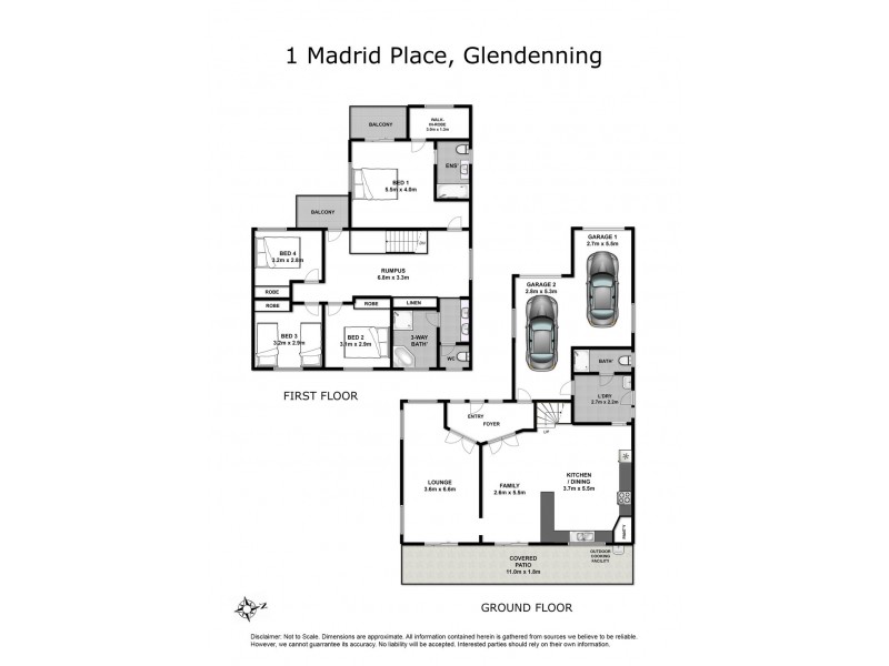 1 Madrid Place, Glendenning NSW 2761 Floorplan