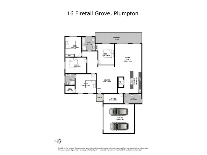 16 Firetail Grove, Plumpton NSW 2761 Floorplan