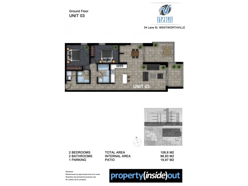 3/34 Lane Street, Wentworthville NSW 2145 Floorplan