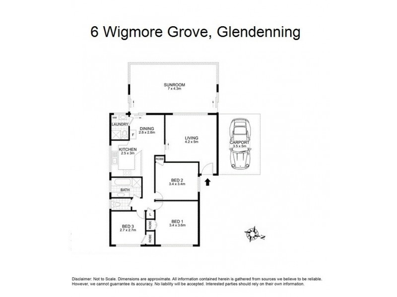 6 Wigmore Grove, Glendenning NSW 2761 Floorplan