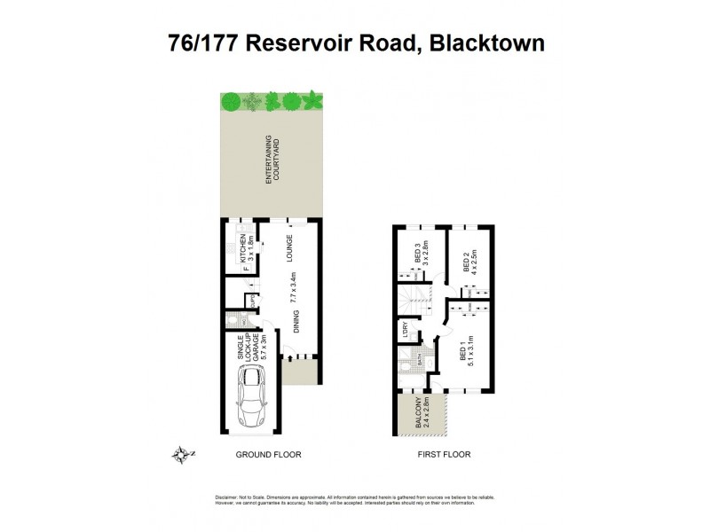 76/177 Reservoir Road, Blacktown NSW 2148 Floorplan