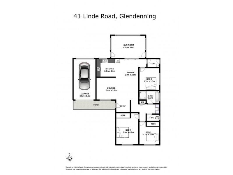 41 Linde Road, Glendenning NSW 2761 Floorplan