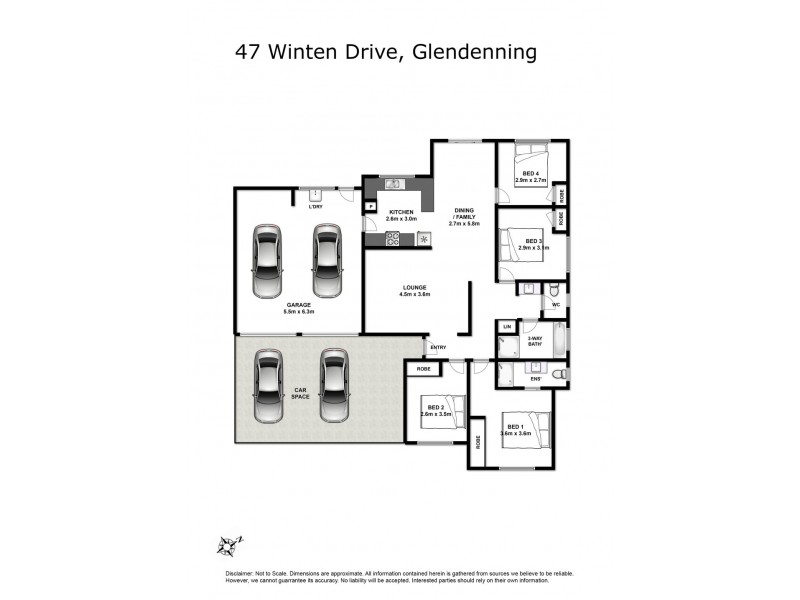 47 Winten Drive, Glendenning NSW 2761 Floorplan