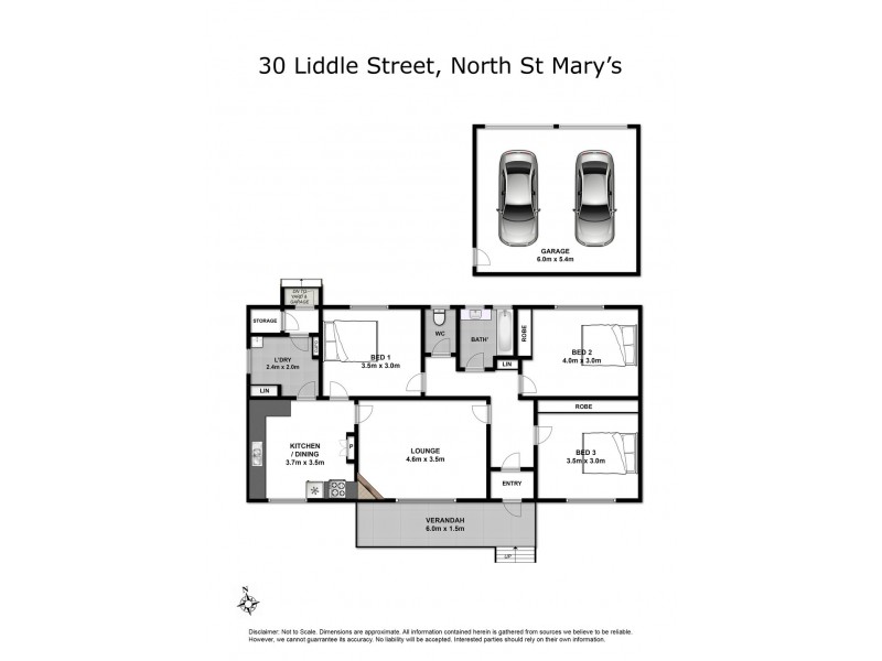 30 Liddle Street, North St Marys NSW 2760 Floorplan