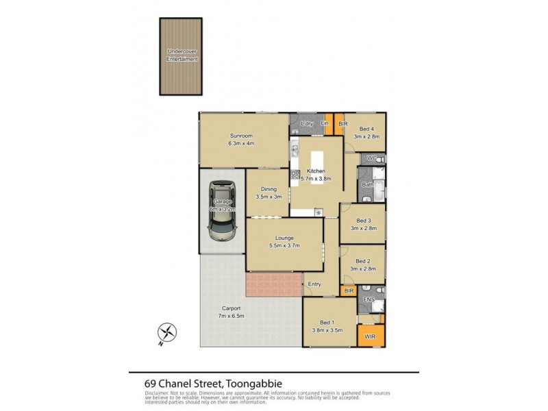 69 Chanel Street, Toongabbie NSW 2146 Floorplan