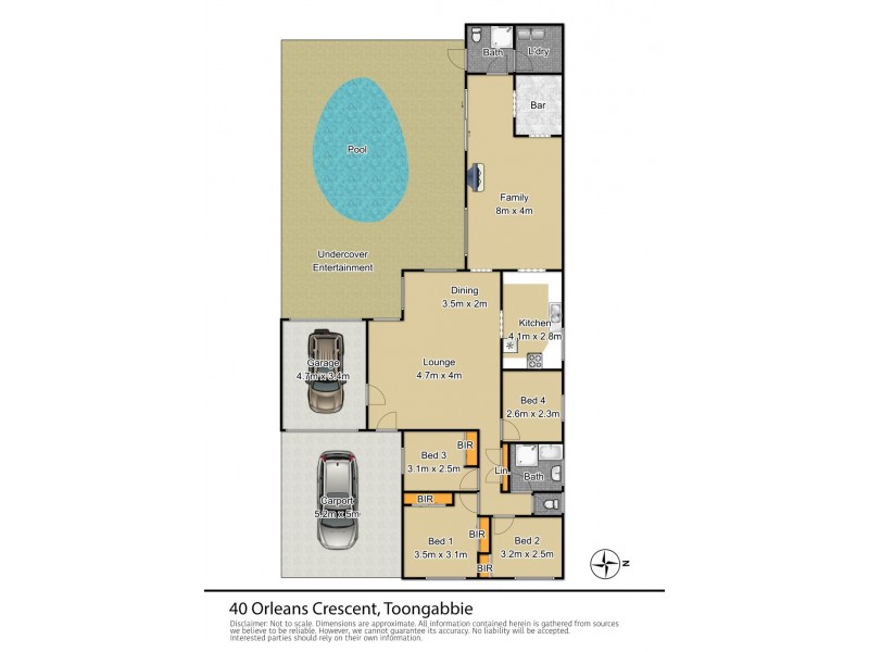 40 Orleans Crescent, Toongabbie NSW 2146 Floorplan
