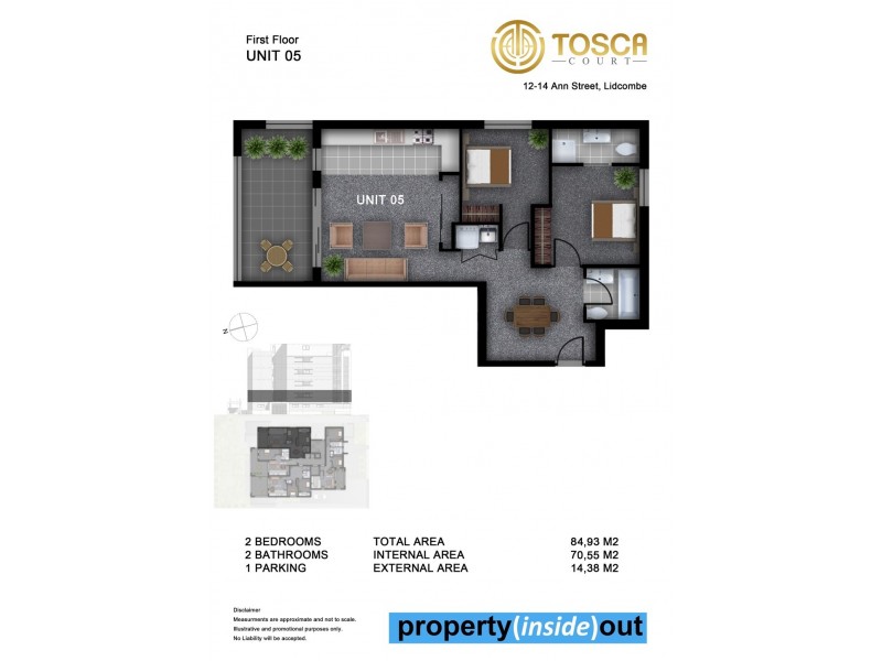 5/12-14 Ann St, Lidcombe NSW 2141 Floorplan