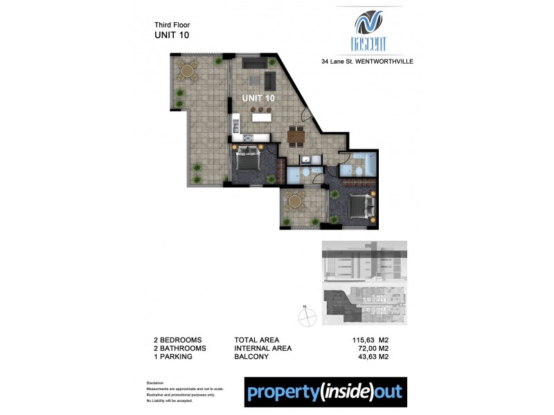 12/34 Lane Street, Wentworthville NSW 2145 Floorplan