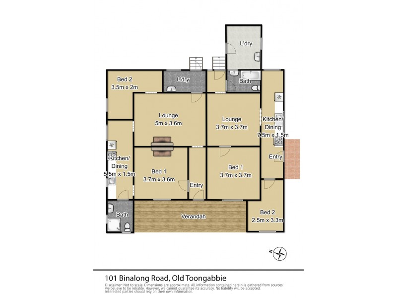 101 Binalong Road, Old Toongabbie NSW 2146 Floorplan