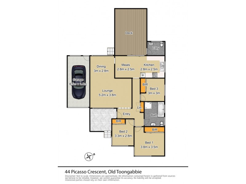 44 Picasso Crescent, Old Toongabbie NSW 2146 Floorplan