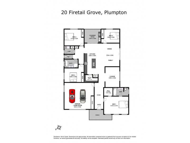 20 Firetail Grove, Plumpton NSW 2761 Floorplan