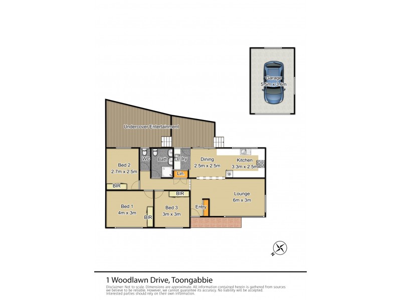 1 Woodlawn Drive, Toongabbie NSW 2146 Floorplan