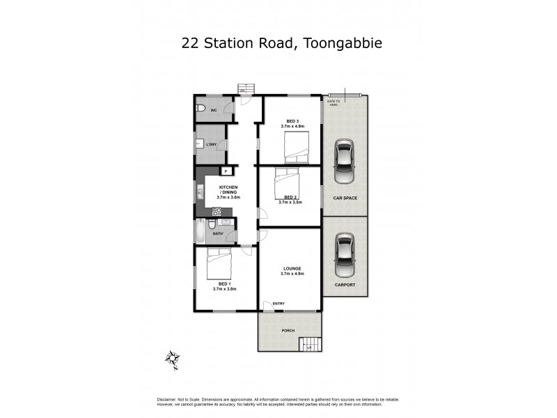 22 Station Road, Toongabbie NSW 2146 Floorplan