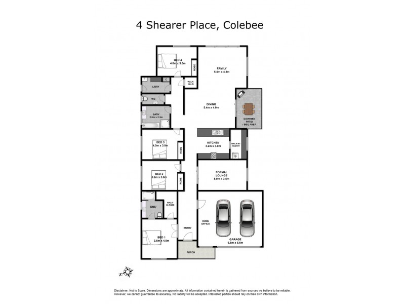 4 Shearer Place, Colebee NSW 2761 Floorplan