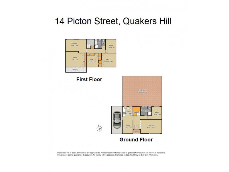 14 Picton Street, Quakers Hill NSW 2763 Floorplan