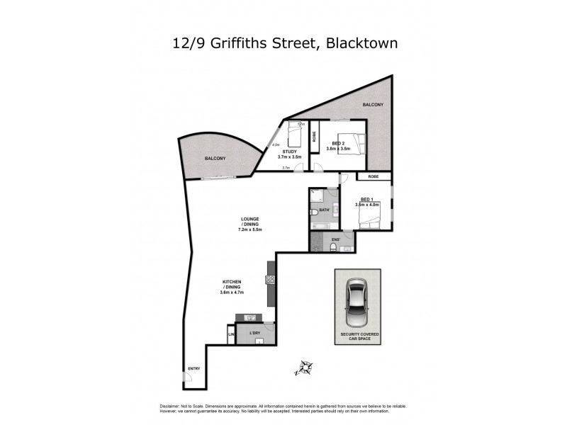 12/9-13 Griffiths Street, Blacktown NSW 2148 Floorplan