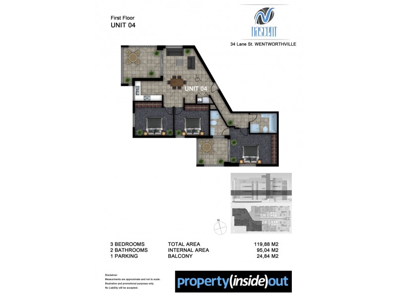 4/34 Lane Street, Wentworthville NSW 2145 Floorplan