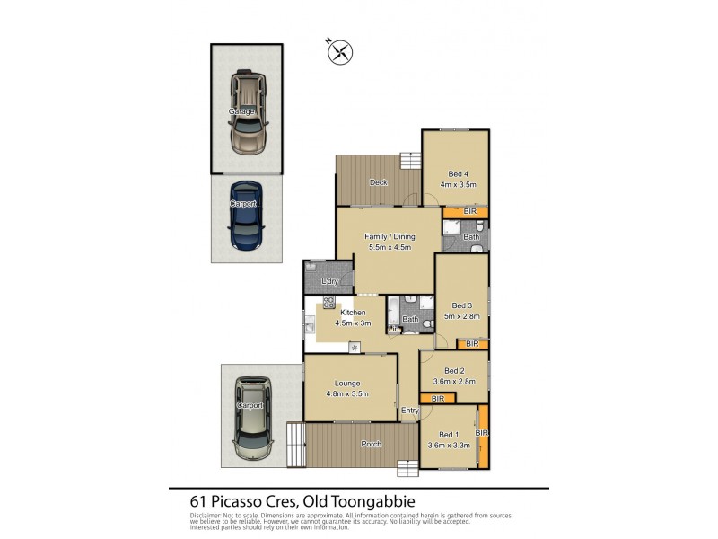 61 Picasso Crescent, Old Toongabbie NSW 2146 Floorplan