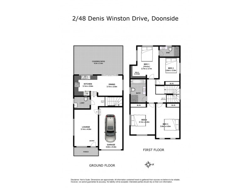 2/48 Denis Winston Drive, Doonside NSW 2767 Floorplan