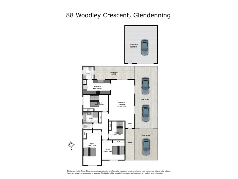 88 Woodley Crescent, Glendenning NSW 2761 Floorplan