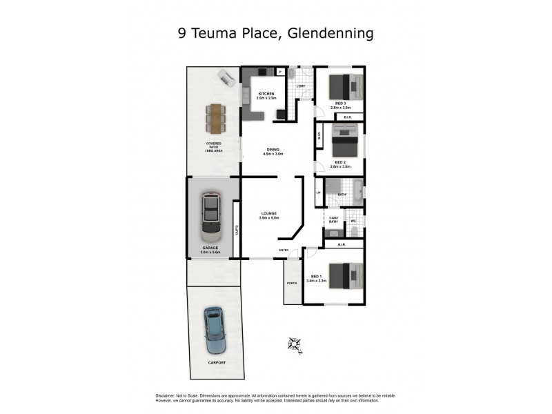9 Teuma Place, Glendenning NSW 2761 Floorplan