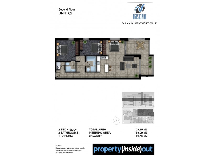 9/34 Lane Street, Wentworthville NSW 2145 Floorplan
