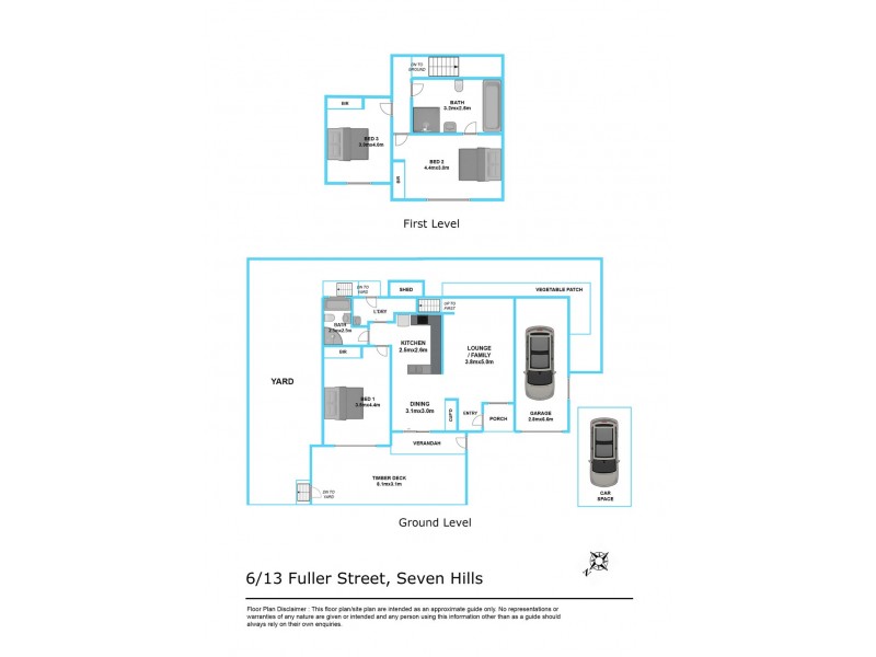 6/13 Fuller Street, Seven Hills NSW 2147 Floorplan