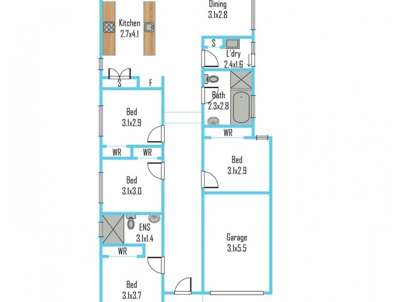 47 Gold Street, Riverstone NSW 2765 Floorplan