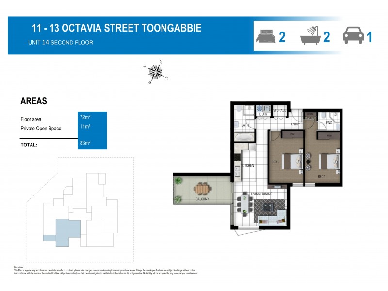 14/11-13 Octavia Street, Toongabbie NSW 2146 Floorplan