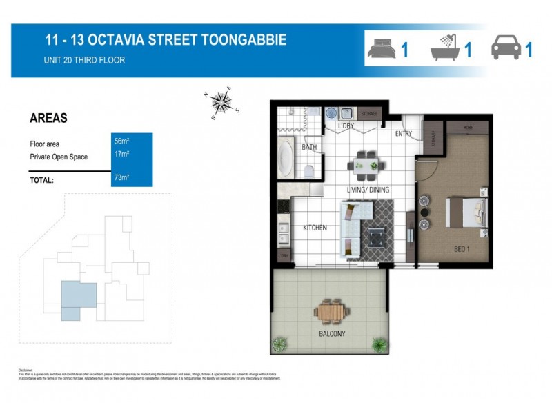 20/11-13 Octavia Street, Toongabbie NSW 2146 Floorplan