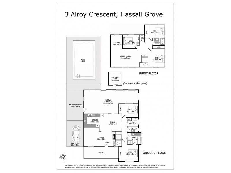 3 Alroy Crescent, Hassall Grove NSW 2761 Floorplan