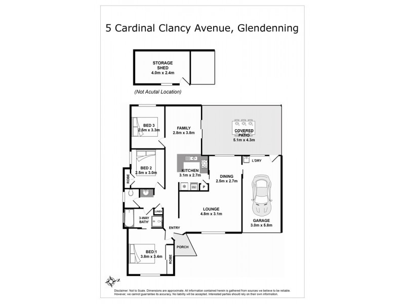 5 Cardinal Clancy Avenue, Glendenning NSW 2761 Floorplan