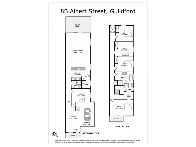 8B Albert Street, Guildford NSW 2161 Floorplan