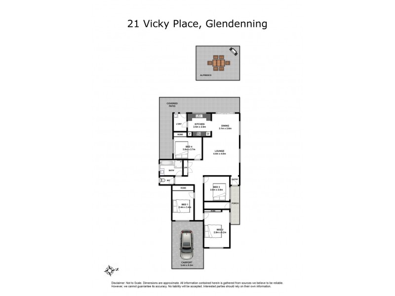 21 Vicky Place, Glendenning NSW 2761 Floorplan