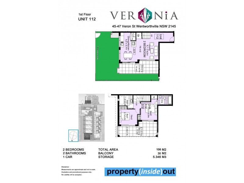 308/45-47 Veron Street, Wentworthville NSW 2145 Floorplan