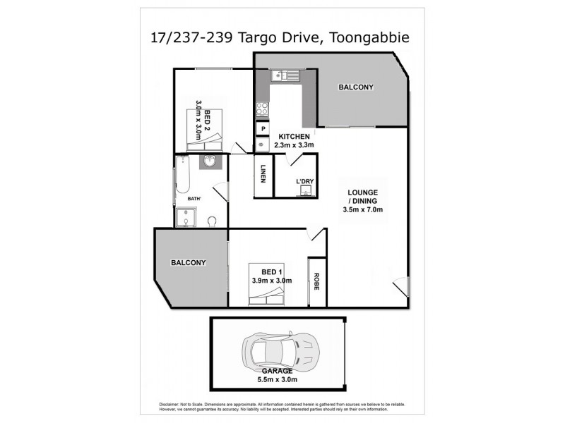 17/237-239 Targo Road, Toongabbie NSW 2146 Floorplan