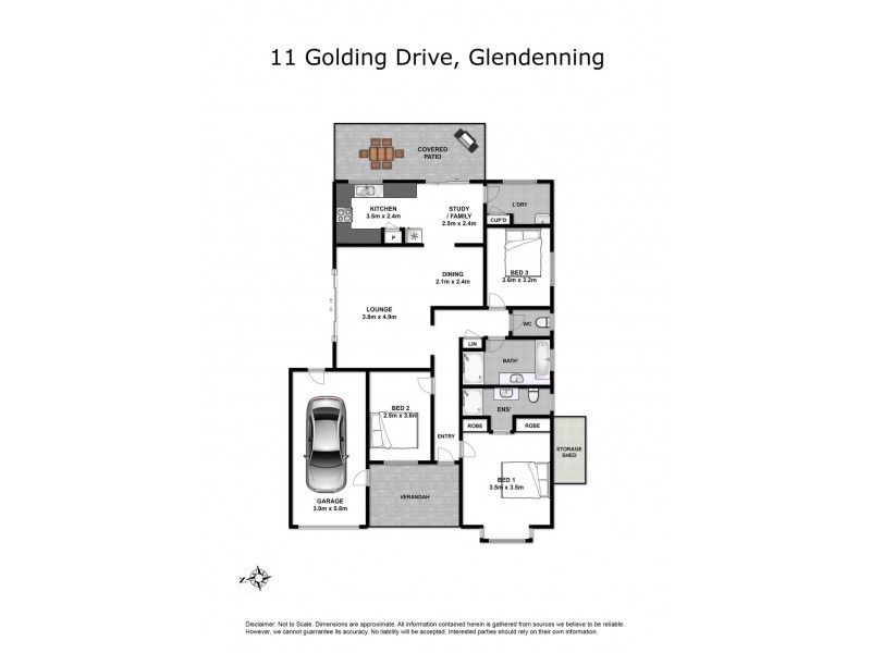 11 Golding Drive, Glendenning NSW 2761 Floorplan