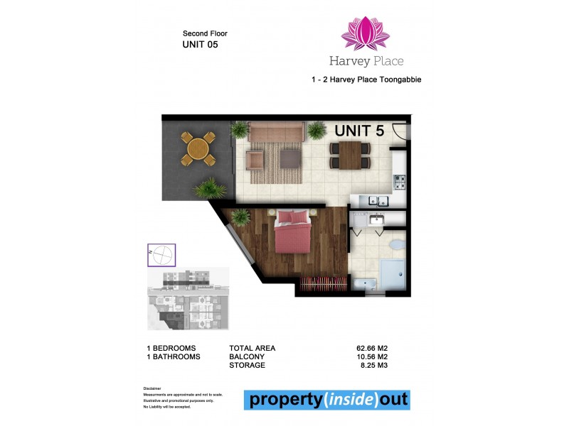 5/1-2 Harvey Place, Toongabbie NSW 2146 Floorplan