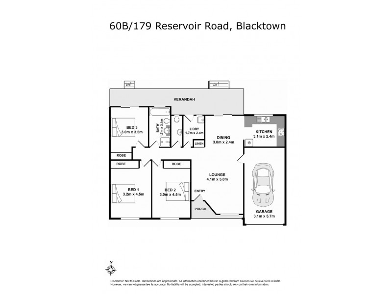 60B/179 Reservoir Road, Blacktown NSW 2148 Floorplan