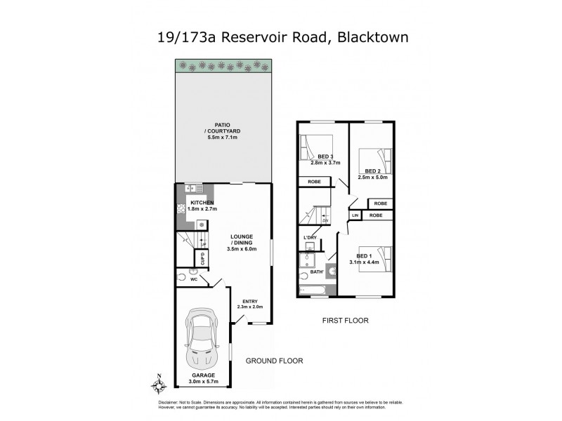 19/173A Reservoir Road, Blacktown NSW 2148 Floorplan